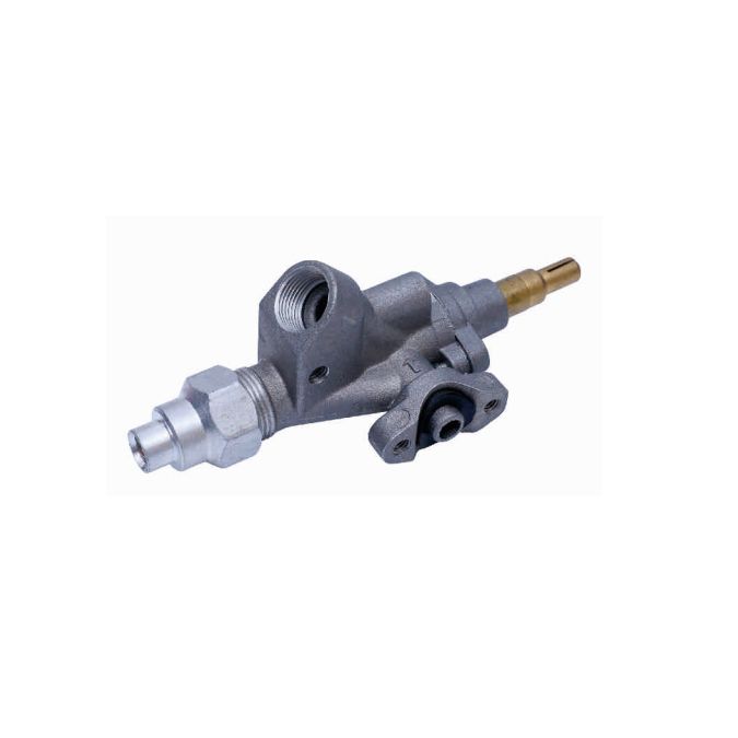 0°Single outlet safty aluminum valve, for oven/stove