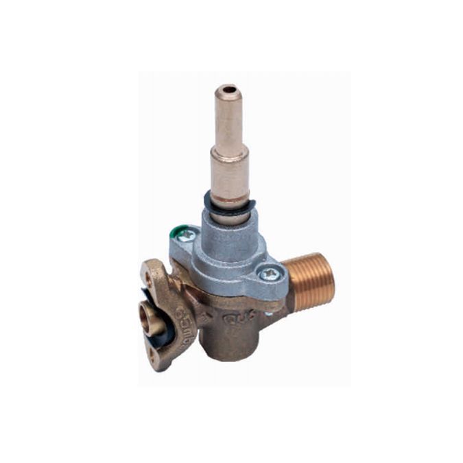 Brass valve for stove