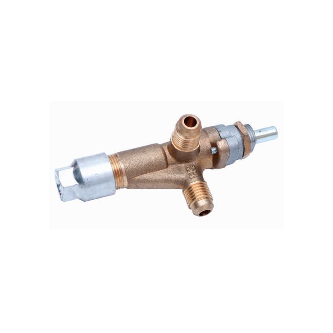 0°Single outlet safty brass valve,using imported magnet, for oven/stove