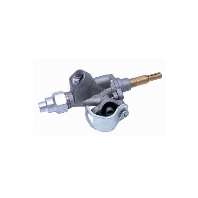 0°Single outlet safty aluminum valve, for oven/stove