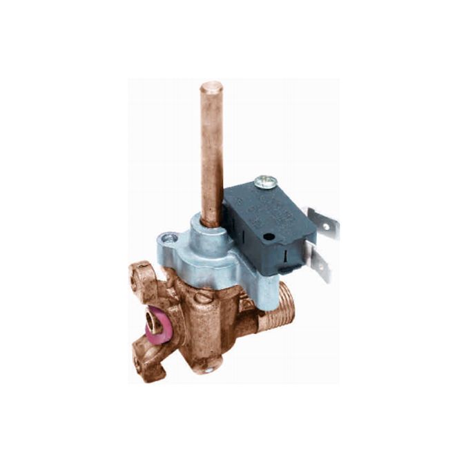 90°Single outlet brass valve , for oven/stove