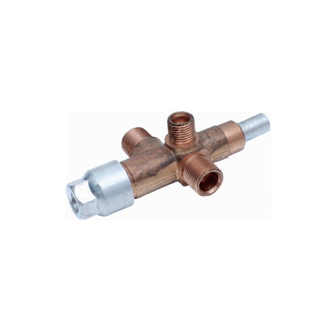 Single outlet safty brass valve,using imported magnet, for room heater