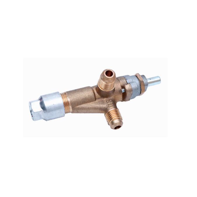 Single outlet safty brass valve,using imported magnet, for room heater
