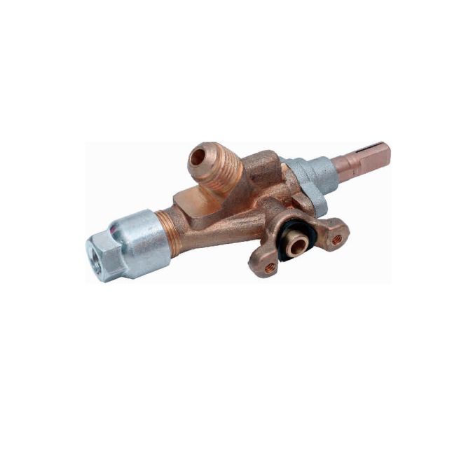 0°Single outlet safty brass valve,using imported magnet, for oven/stove